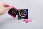 SKYN Excitation - bezlatexové kondómy (3 ks)