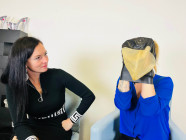 LateX maska Vacuum Pleasure, Domča a Verča