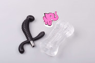Masturbátor Clear Jack, análny kolík