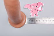 Realistické dildo Hot Stud (18 cm), rozmery