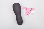 Vibračný masturbátor Squeeze-peasy (14 cm)