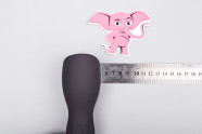 Vibračný masturbátor Squeeze-peasy (14 cm), rozmery