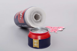 Masturbátor Beer Can Arousing Ale (20 cm), bez viečka