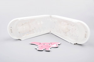 Tenga Flip Hole Zero EV vibračný masturbátor, otváranie