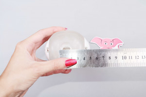 Tenga Flip Hole Zero EV vibračný masturbátor, rozmery