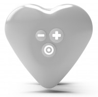 Minivibrátor na klitoris Rose Heart (7 cm)
