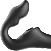 Vibračný strapless pripínací penis s diaľkovým ovládaním Magic Mike (21 cm)