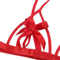 Červený komplet Bondage Bow