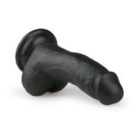 Realistické dildo s prísavkou a semenníkmi Darknite (15 cm)