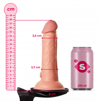 Pripínací penis Pipedream King Cock (17,8 cm)