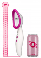 Automatická vibračná vákuová pumpa na vagínu Pink &amp; White