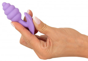 Silikónový análny kolík Cuties Purple Pastel