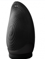 Ramrod Heating Squeezable Vibrating Stroker Black nahrievací stláčateľný masturbátor (15,5 cm)