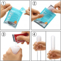Tenga Pocket jednorazový masturbátor (7 cm)