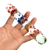 Sklenené dildo Wanderlust Me (17 cm)