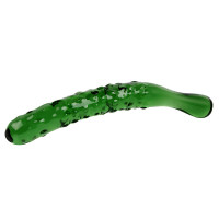 Sklenené dildo Mr. Cucumber (20 cm)