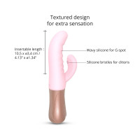Silikónový pulzátor Sassy Bunny