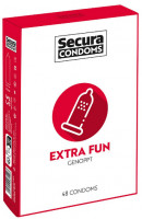 Secura Extra Fun - vrúbkované kondómy