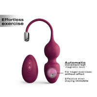 Vibračné venušine guľôčky Juicy Plum s diaľkovým ovládaním