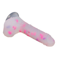 Dildo s trblietkami Bliss (18 cm)