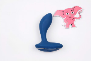 Análny kolík na masáž prostaty Rapture P s diaľkovým ovládaním (11 cm) + darček Análny gél 15 ml