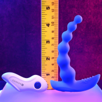 Vibračné análne guličky Gender X Beaded Pleasure s diaľkovým ovládaním (11,4 cm)