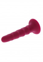 Silikónové dildo s prísavkou Ribbed Dong (16 cm)