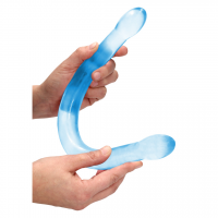 Obojstranné gélové dildo Flexi Duo (42 cm)