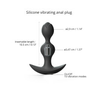 Vibračné análne guličky Twinny Bud (11,2 cm)
