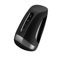 Satisfyer Men Heat Vibration - Dobíjací, Čierny