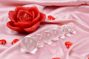 Sklenené dildo Icicles No. 3 (20 cm) + darček Toybag