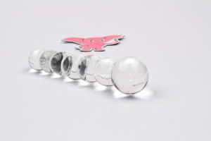 Sklenené dildo Icicles No. 3 (20 cm) + darček Toybag