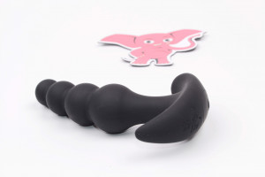 Vibračné análne guličky Vibro Anal Beady s diaľkovým ovládaním (12,8 cm)