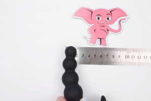 Vibračné análne guličky Vibro Anal Beady s diaľkovým ovládaním (12,8 cm)
