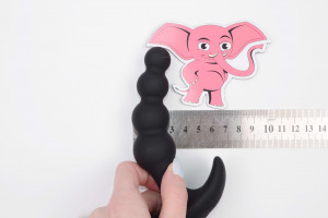 Vibračné análne guličky Vibro Anal Beady s diaľkovým ovládaním (12,8 cm)