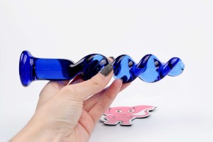 Sklenené dildo Noble Curves (18,5 cm)