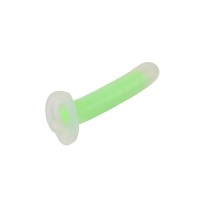 Svietiace dildo s prísavkou Green Radiation (17 cm)