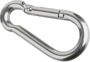 Kovová karabínka Galvanized (6 cm)