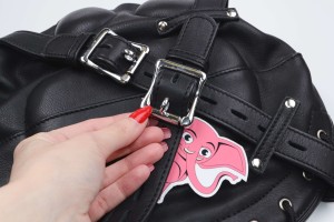 Deprivačná kožená maska Leatherix Dominator