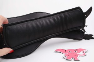 Kožený obojok s putami na ruky Leatherix RestrainMe