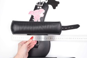 Kožený obojok s putami na ruky Leatherix RestrainMe