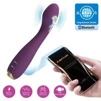 Vibrátor pre elektrosex Explosion of Pleasure s mobilnou aplikáciou (19,5 cm)