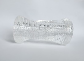Masturbátor Clear Jack (12,4 cm) + darček erekčný krúžok