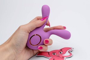 Uškový vibrátor Little Bunny (10,2 cm)