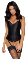 Cottelli Matt Satin Corset 2611465 Black