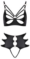 Set - podprsenka a nohavičky bez rozkroku Cottelli LINGERIE