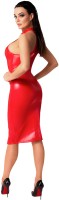 NOIRF354 Orgia Midi Dress Red