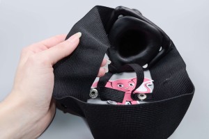 Dutý pripínací strap-on Mitch (18,7 cm), čierny