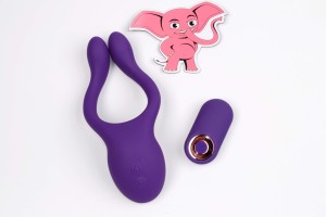 Párový vibrátor Double-Sided s diaľkovým ovládaním (15 cm)