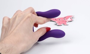 Párový vibrátor Double-Sided s diaľkovým ovládaním (15 cm)